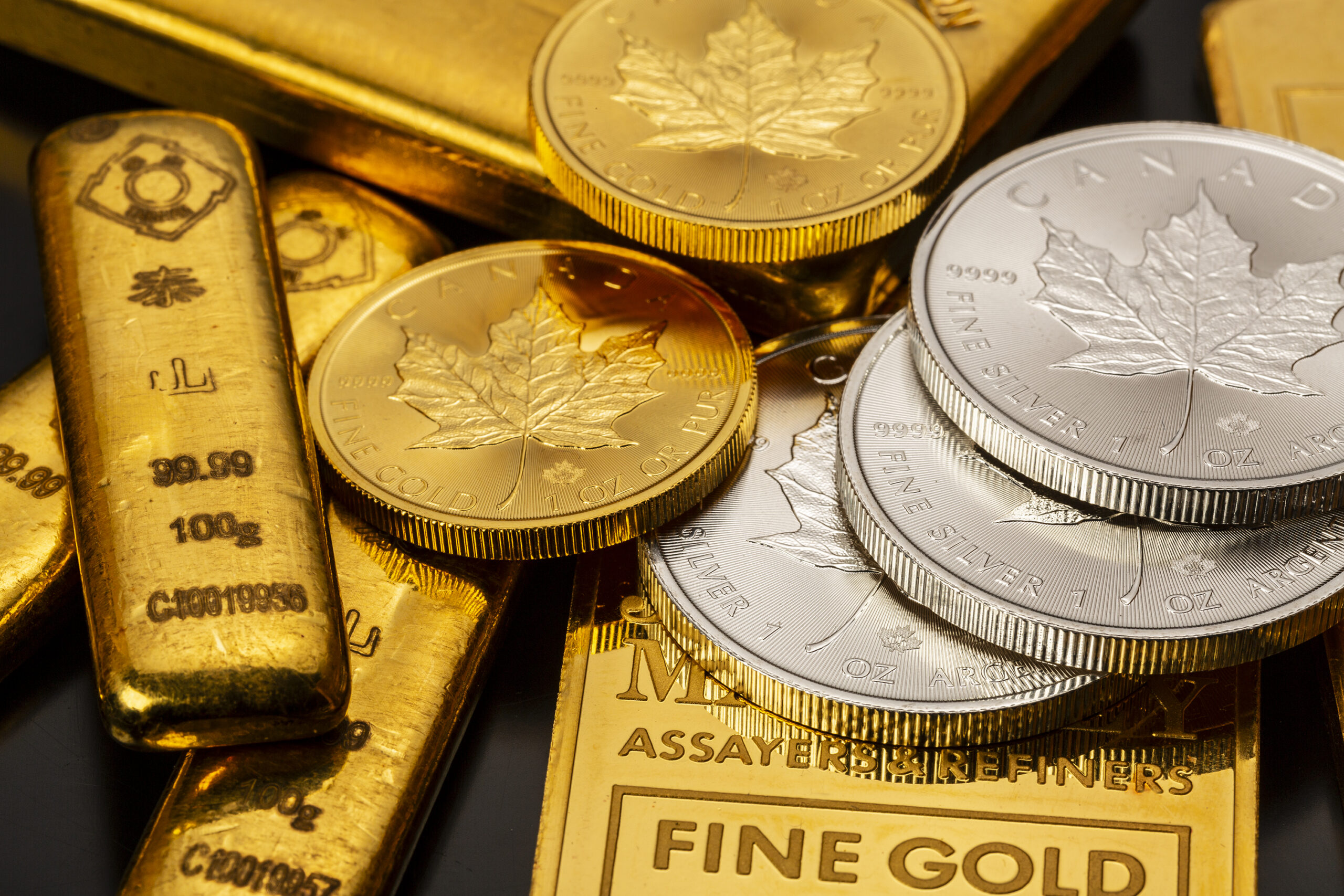 Acheter de l'or et de l'argent